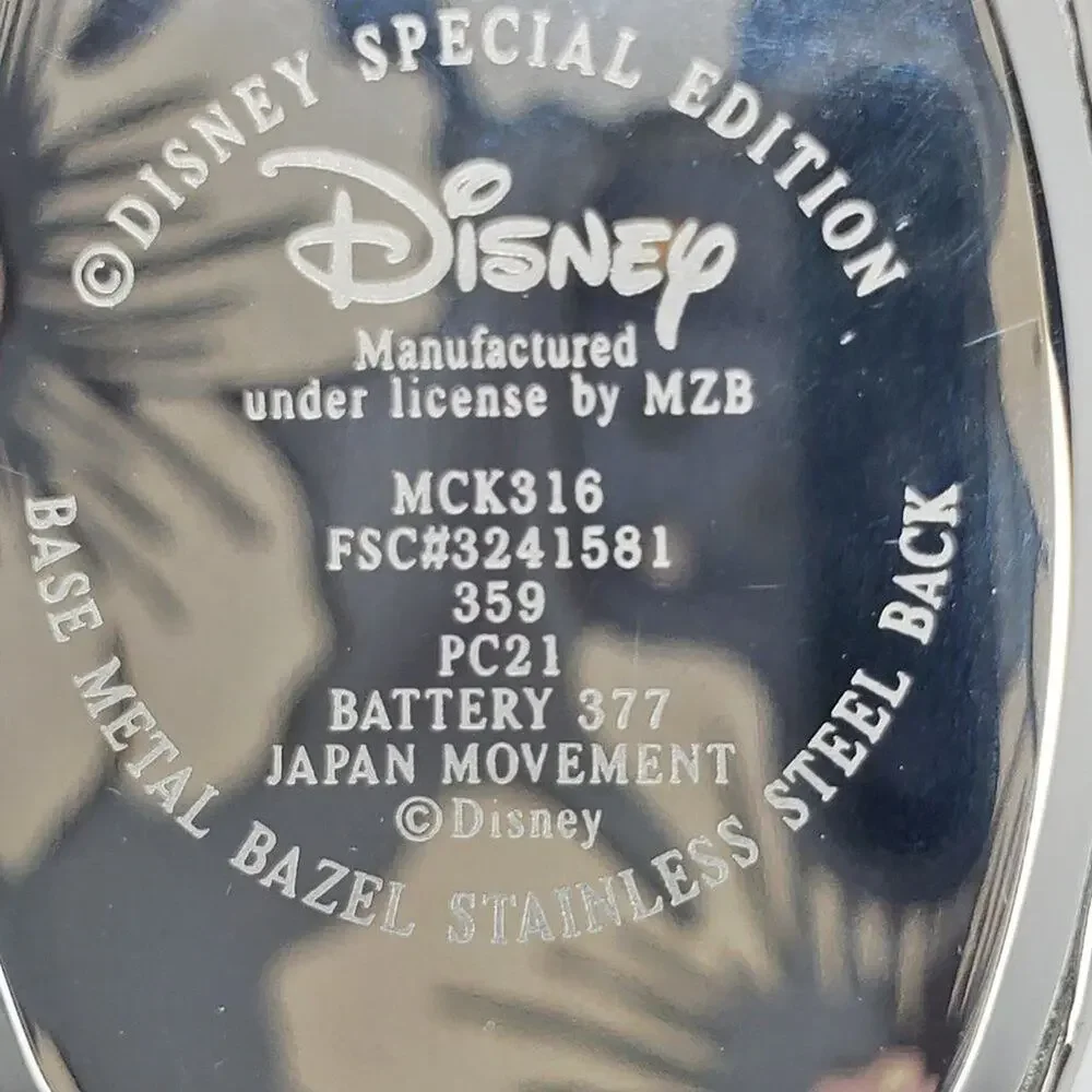 Disney Mickey Mouse 80th Anniversary Watch Silver/Brown